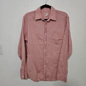 Sunwashed Oxford Tailored by Jcrew size medium 100% cotton button up